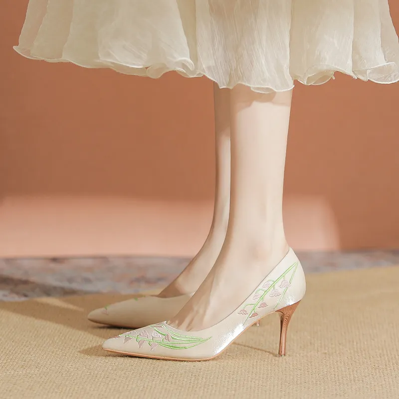 YAFEI XUANYU Slim Heel High Heels 7cm Women's-7