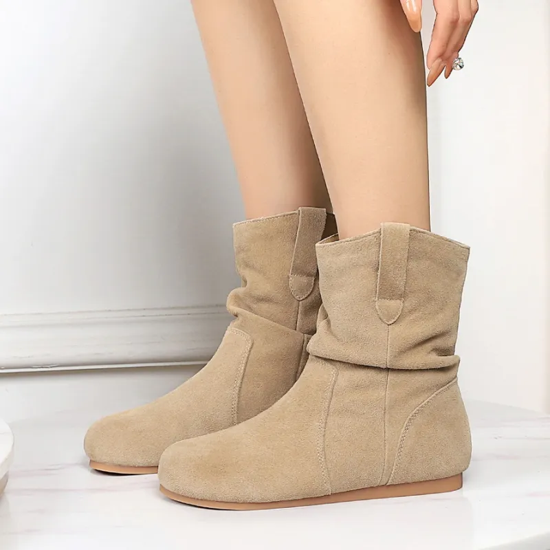 YAFEI XUANYU Ankle Boots 1CM Women's-7