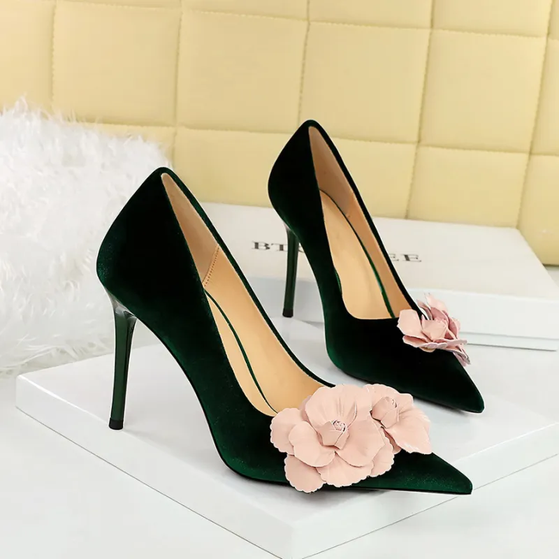 YAFEI XUANYU Slim Heel High Heels Women's-14