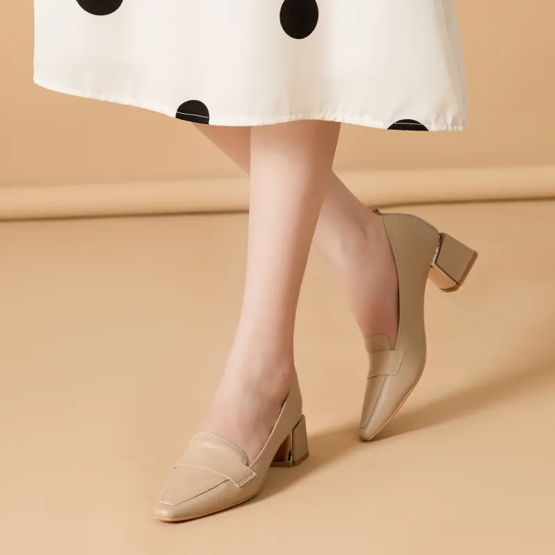 YAFEI XUANYU Chunky Heel High Heels 5cm Women's-7