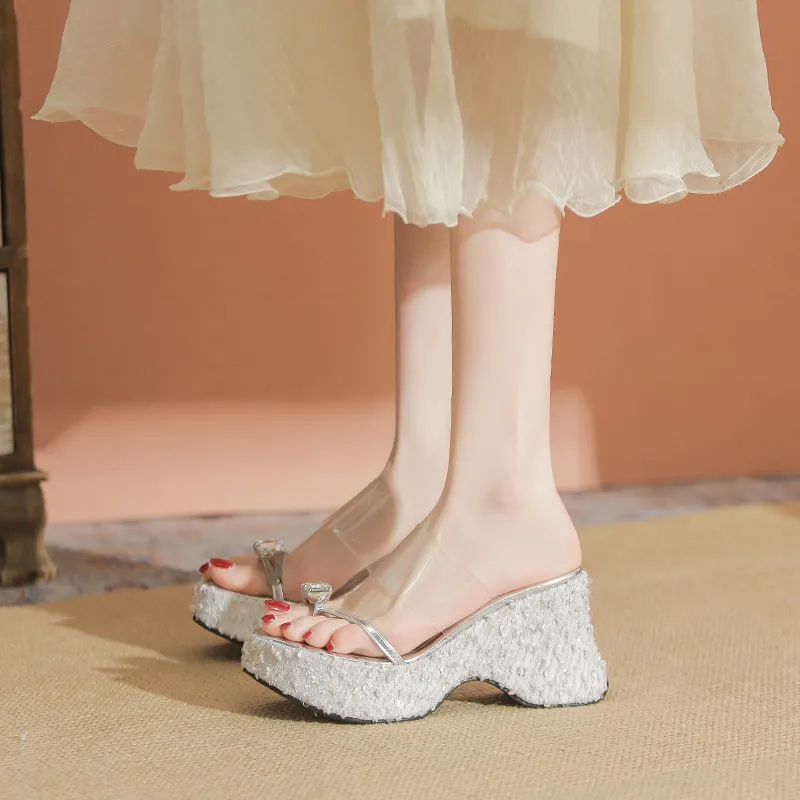 YAFEI XUANYU Rubber Sole Slide Slippers Women's-4