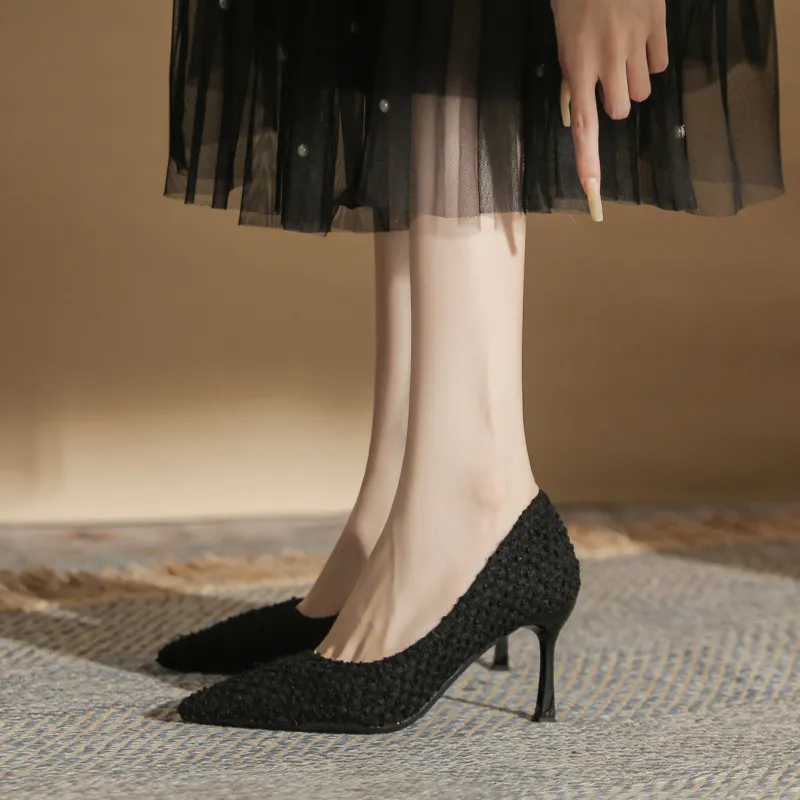 YAFEI XUANYU Slim Heel High Heels Women's-11