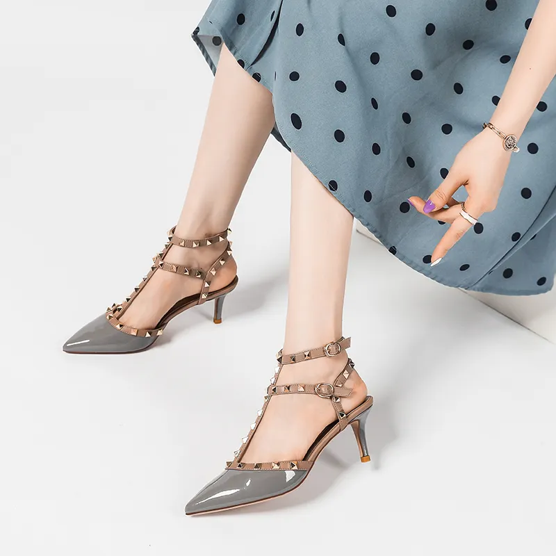 YAFEI XUANYU Slim Heel High Heels 6CM Women's-15