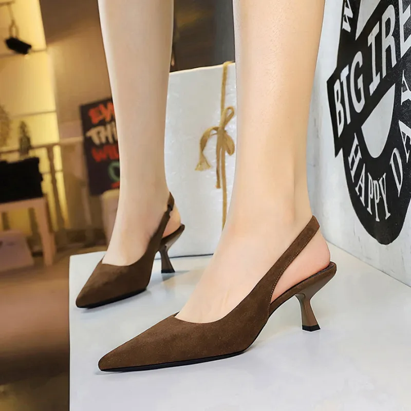 YAFEI XUANYU Slim Heel High Heels 7CM Women's-13