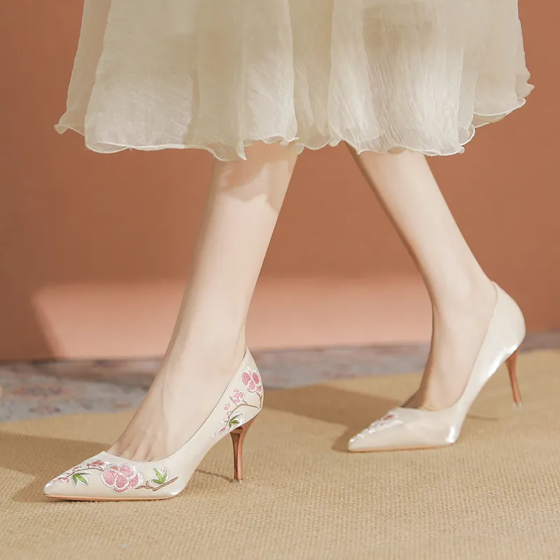 YAFEI XUANYU Slim Heel High Heels 7cm Women's-2