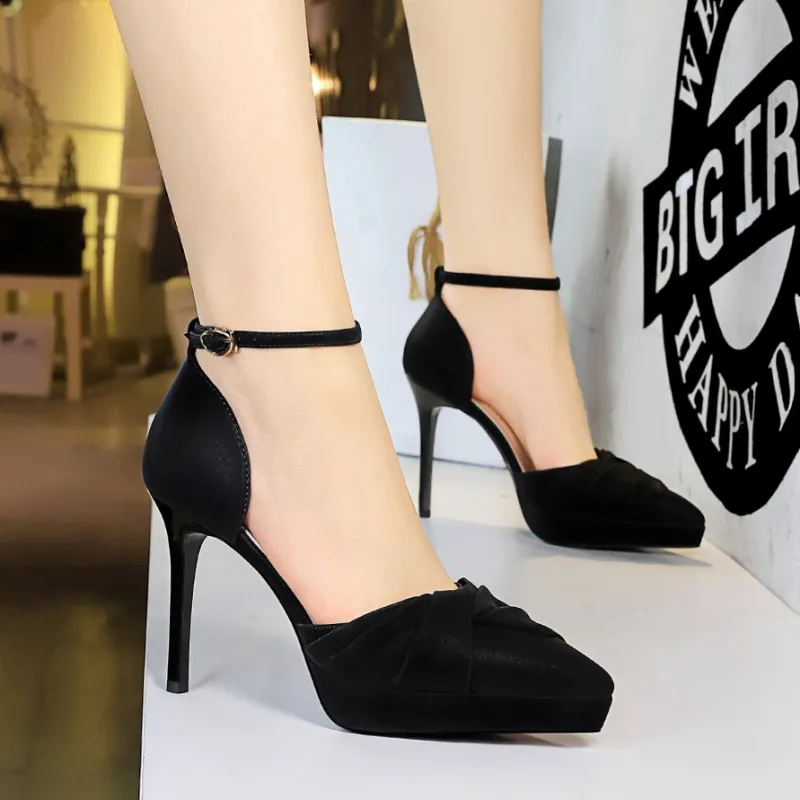YAFEI XUANYU Slim Heel High Heels 10.5CM Women's-2