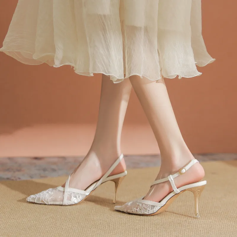YAFEI XUANYU Slim Heel High Heels Women's-14
