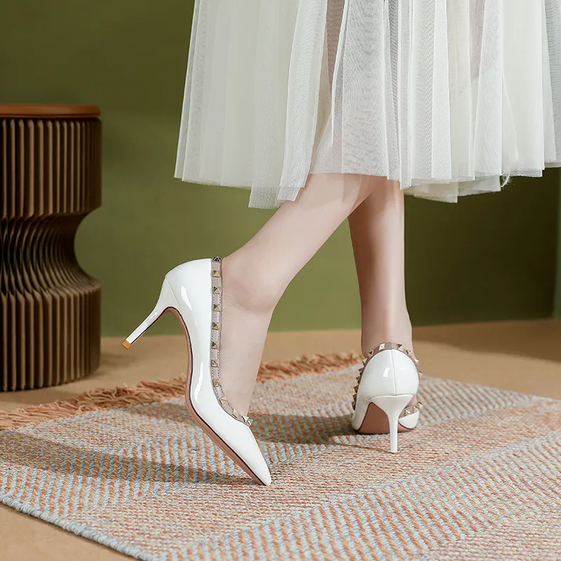 YAFEI XUANYU Slim Heel High Heels Women's-14