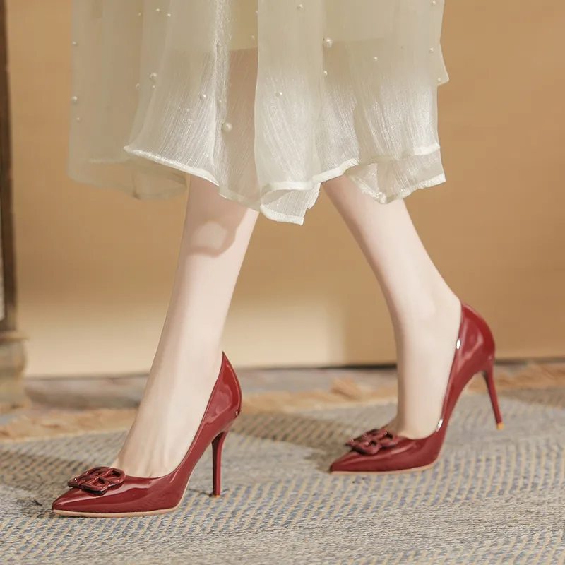 YAFEI XUANYU Slim Heel High Heels Women's-15