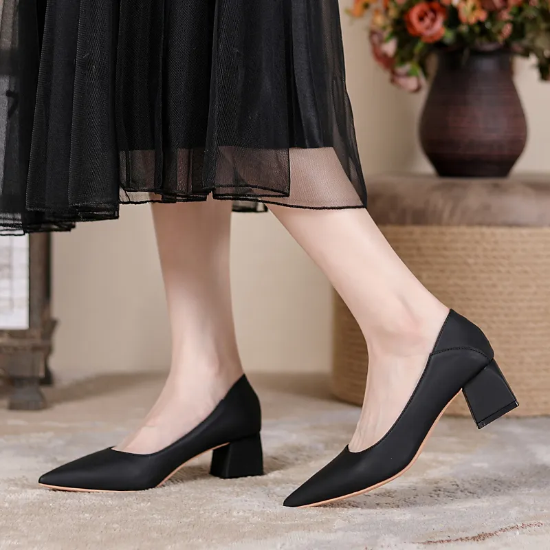 YAFEI XUANYU Chunky Heel High Heels Women's-18