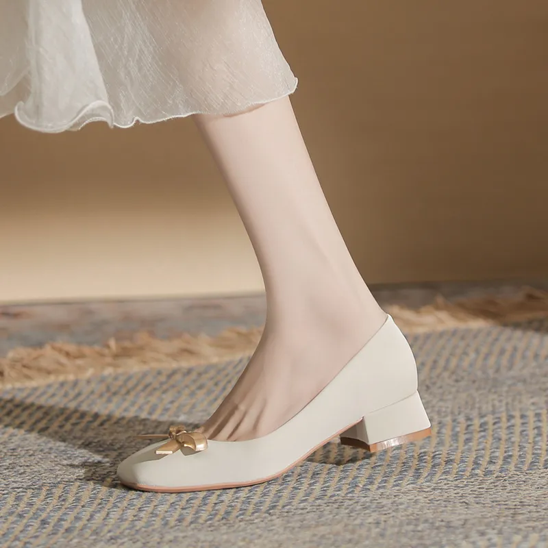 YAFEI XUANYU Chunky Heel High Heels 4CM Women's-6