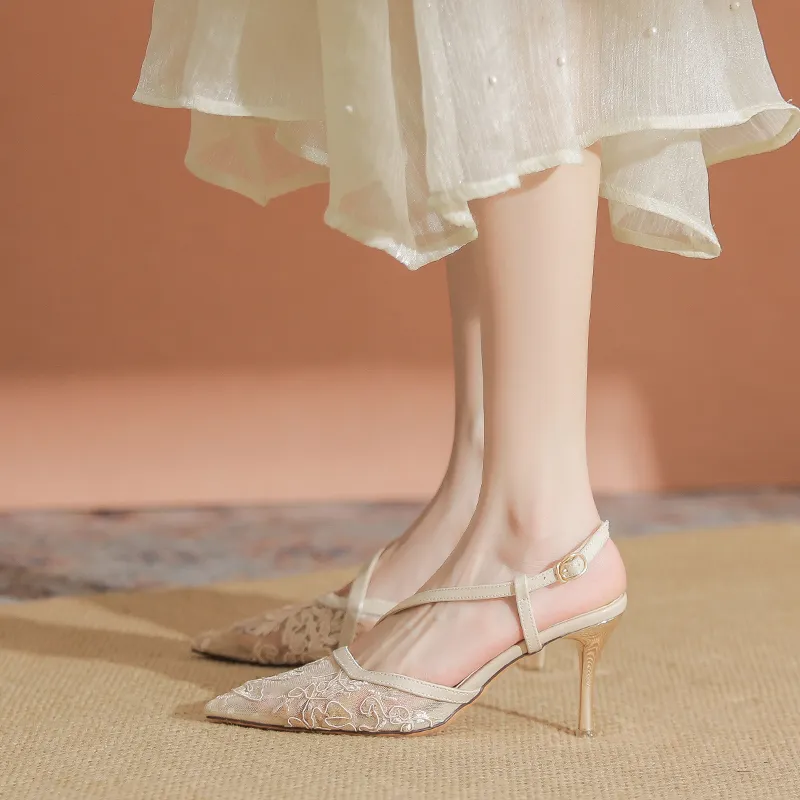 YAFEI XUANYU Slim Heel High Heels Women's-25