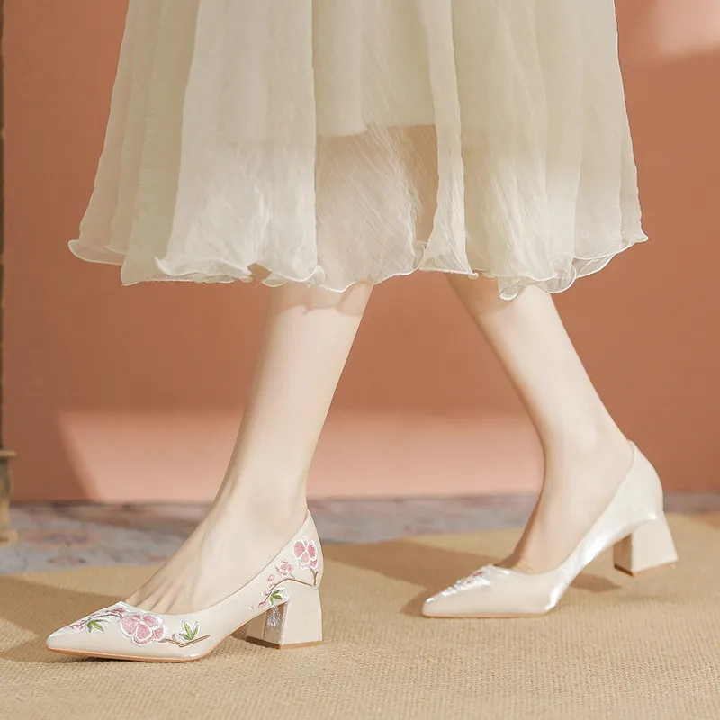 YAFEI XUANYU Chunky Heel High Heels 5cm Women's-3