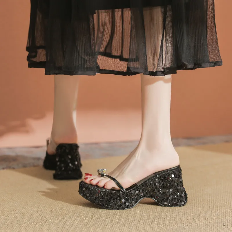 YAFEI XUANYU Rubber Sole Slide Slippers Women's-15