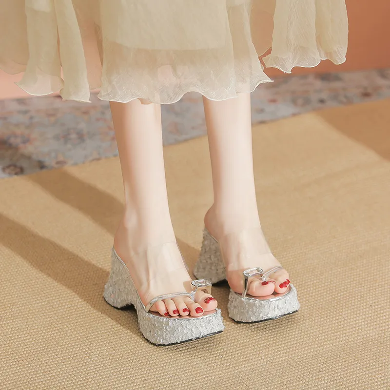 YAFEI XUANYU Rubber Sole Slide Slippers Women's-1