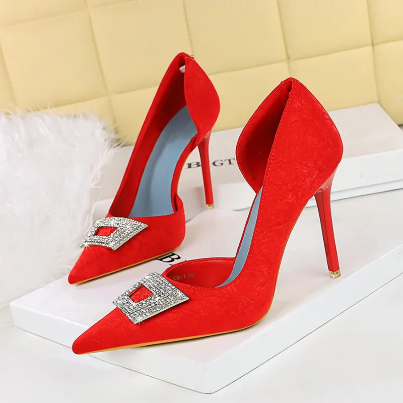 YAFEI XUANYU Slim Heel High Heels 10.5CM Women's-9