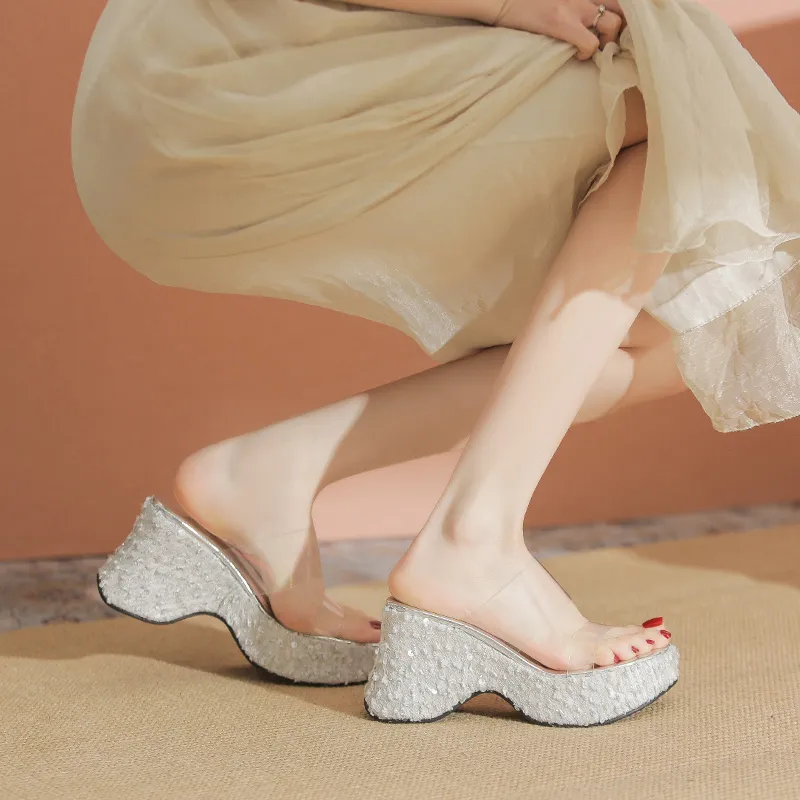YAFEI XUANYU Rubber Sole Slip Resistant Abrasion Resistant Slide Slippers Women's-5