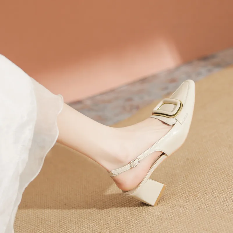 YAFEI XUANYU Chunky Heel High Heels 5cm Women's-1