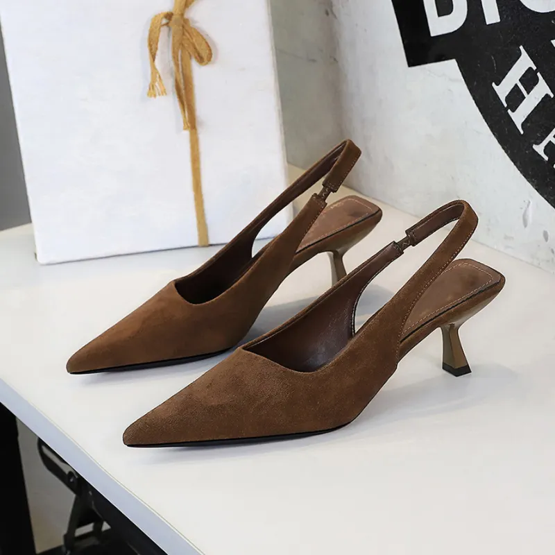 YAFEI XUANYU Slim Heel High Heels 7CM Women's-11