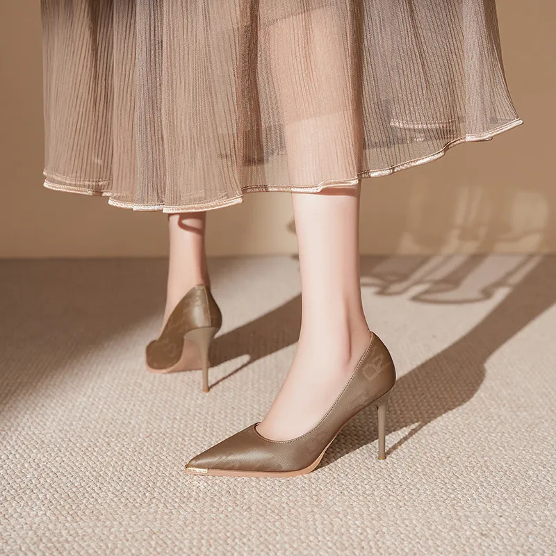 YAFEI XUANYU Slim Heel High Heels Women's-18