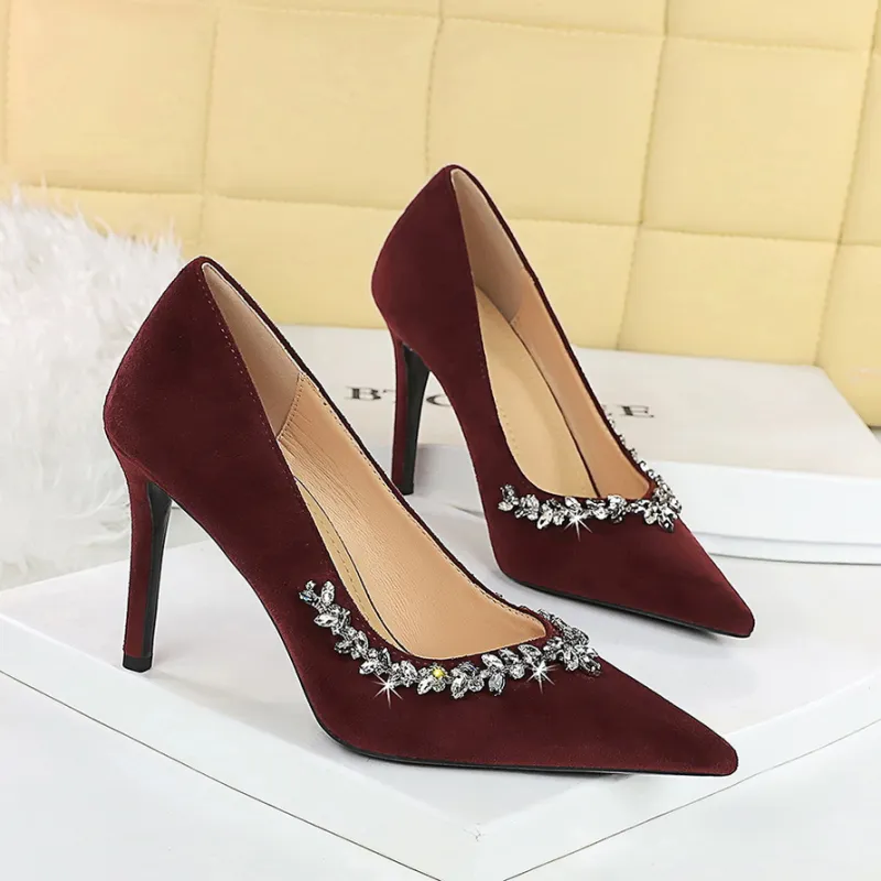 YAFEI XUANYU Slim Heel High Heels Women's-10