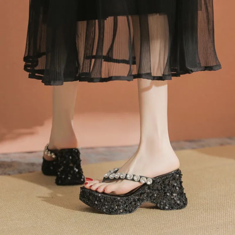 YAFEI XUANYU Flip Flops Women's-8