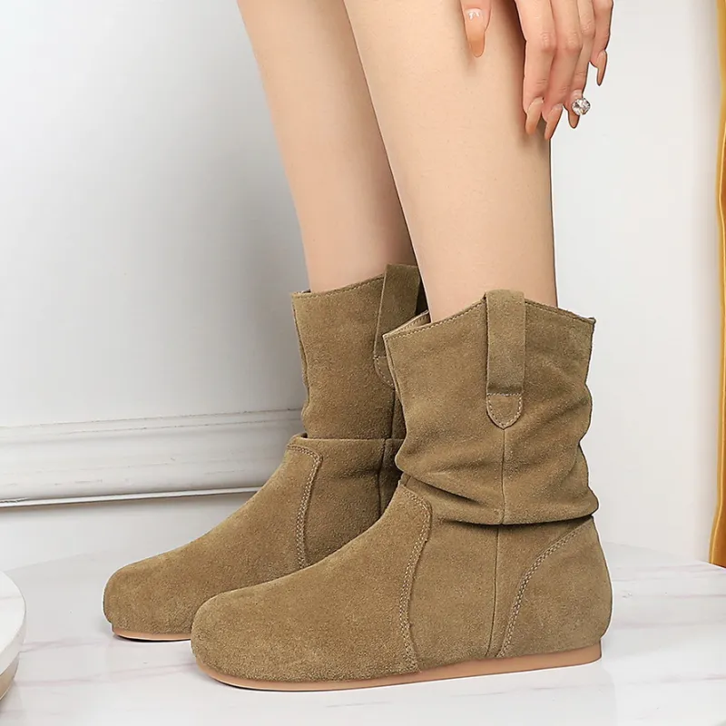 YAFEI XUANYU Ankle Boots 1CM Women's-15
