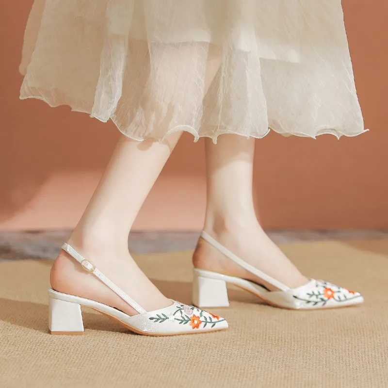 YAFEI XUANYU Chunky Heel High Heels 5cm Women's-2