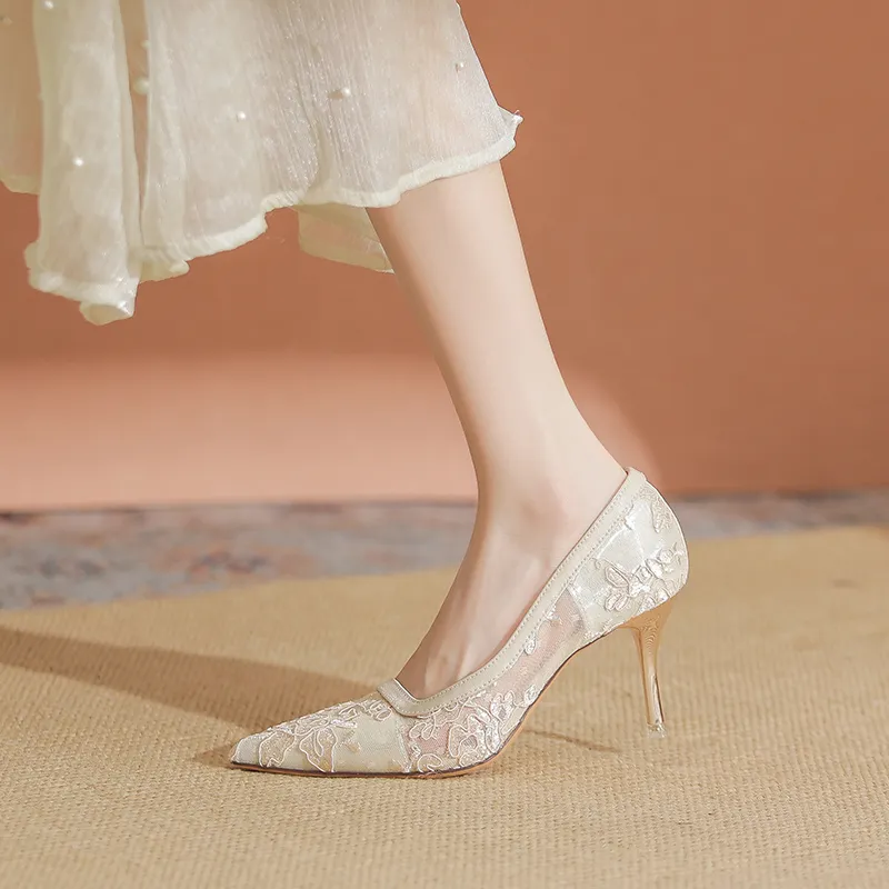 YAFEI XUANYU Slim Heel High Heels Women's-22