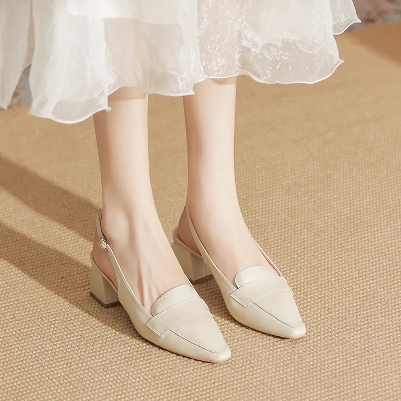 YAFEI XUANYU Chunky Heel High Heels 5cm Women's-2