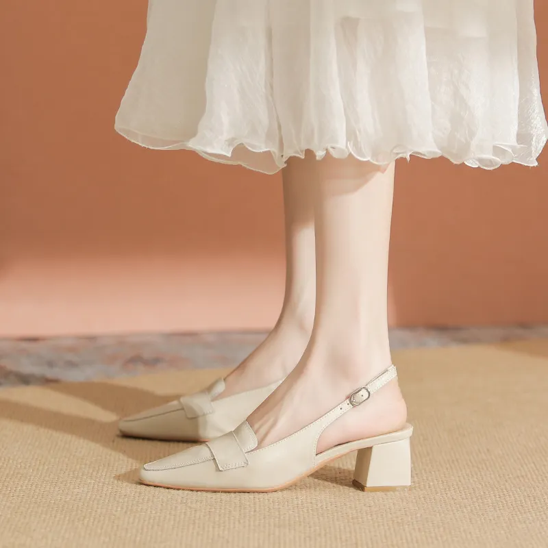 YAFEI XUANYU Chunky Heel High Heels 5cm Women's-6