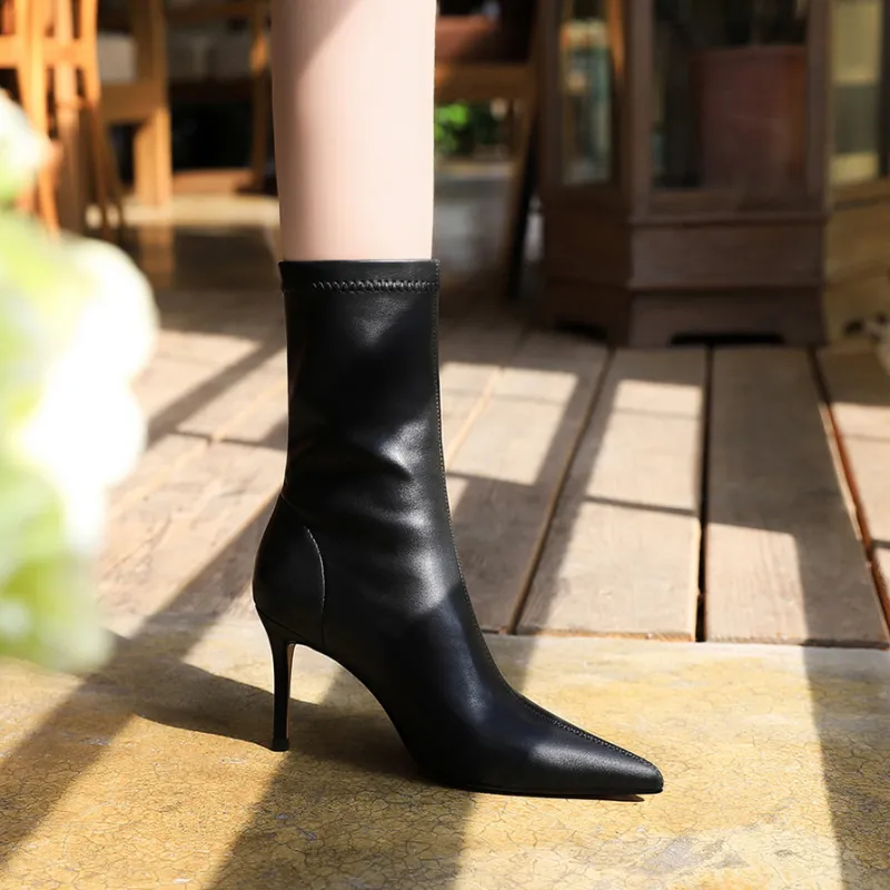 YAFEI XUANYU Ankle Boots 7.5CM Women's-2