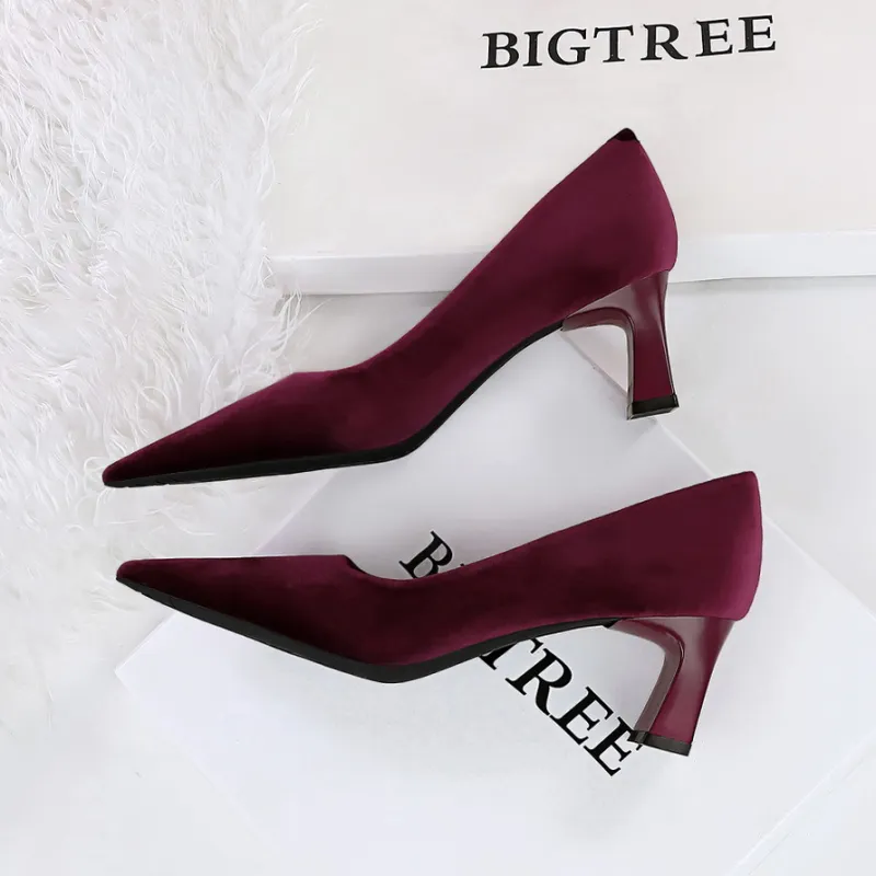 YAFEI XUANYU Chunky Heel High Heels 6CM Women's-23