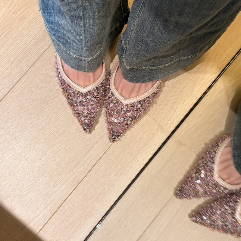 YAFEI XUANYU Slim Heel High Heels 6.5CM Women's-9