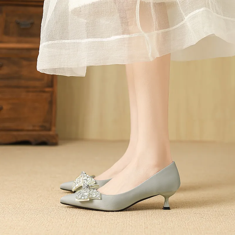 YAFEI XUANYU Slim Heel High Heels Women's-11