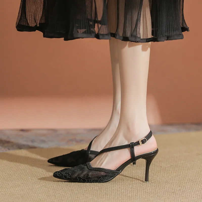 YAFEI XUANYU Slim Heel High Heels Women's-2