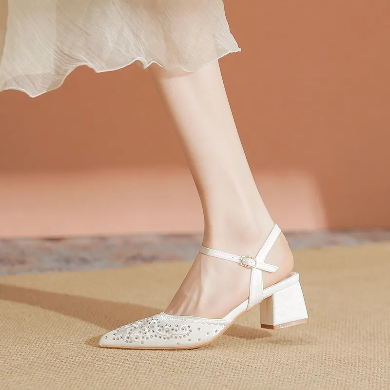 YAFEI XUANYU Chunky Heel High Heels 5cm Women's-7