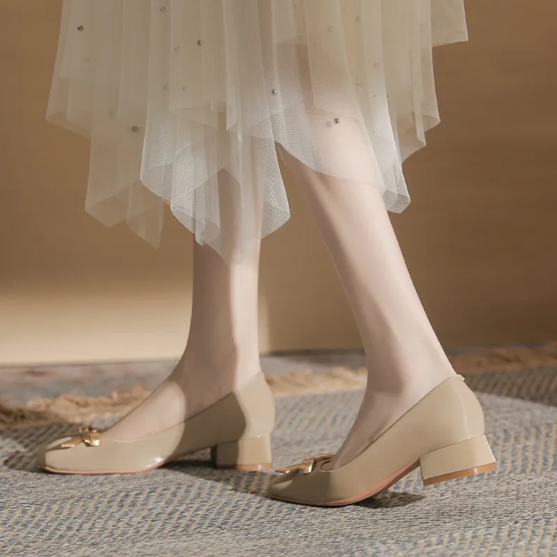 YAFEI XUANYU Chunky Heel High Heels 4CM Women's-18