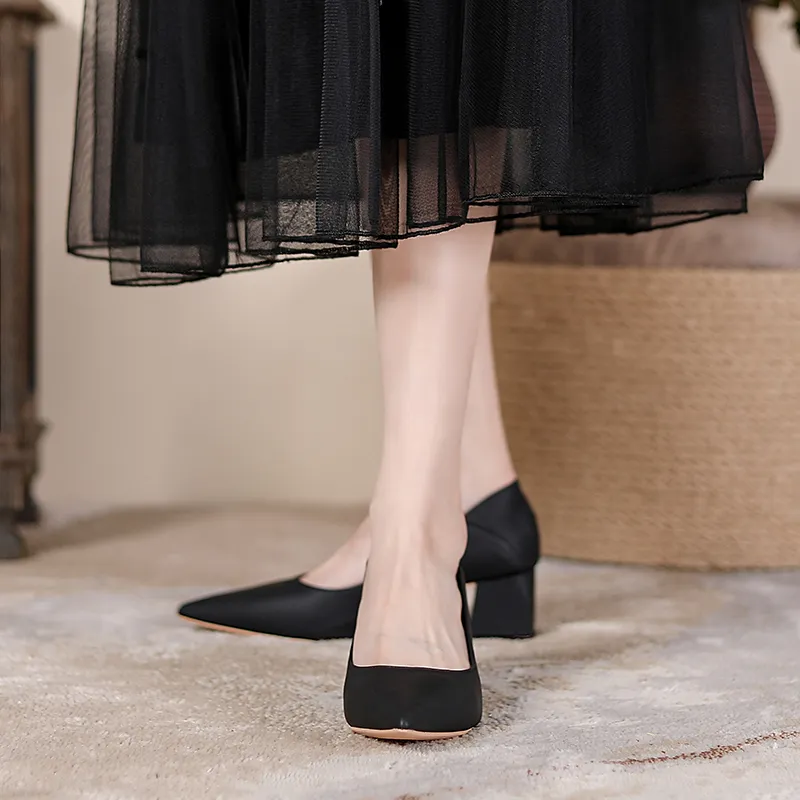 YAFEI XUANYU Chunky Heel High Heels Women's-17