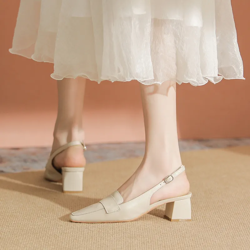 YAFEI XUANYU Chunky Heel High Heels 5cm Women's-4
