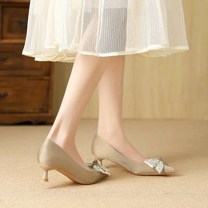 YAFEI XUANYU Slim Heel High Heels Women's-17