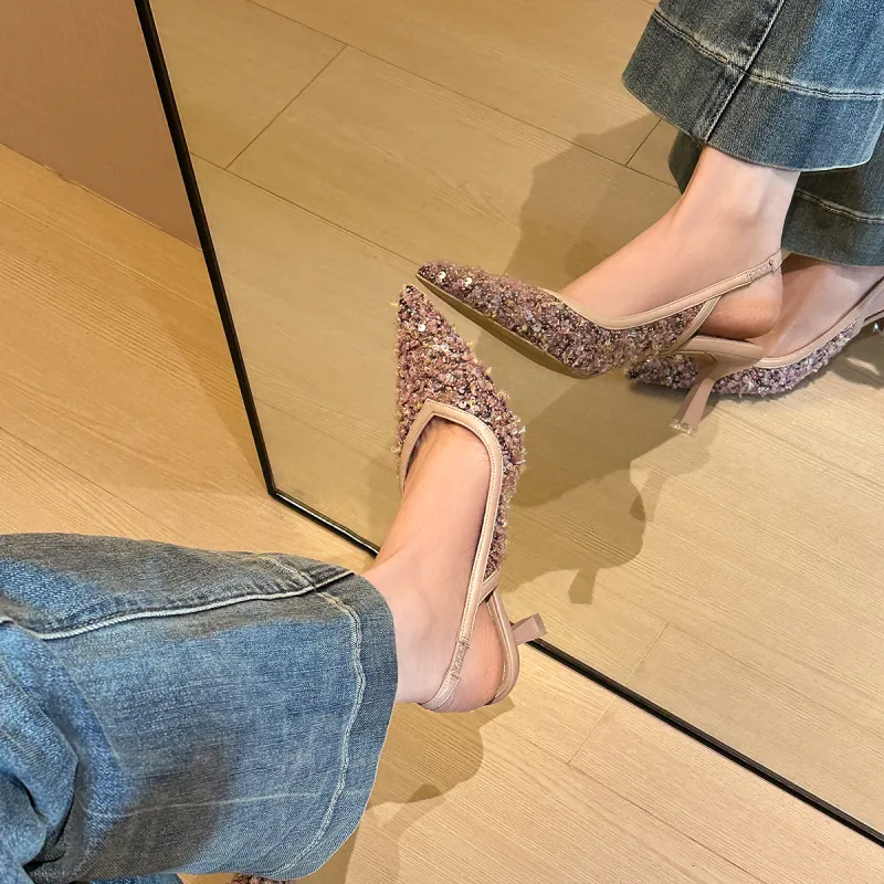 YAFEI XUANYU Slim Heel High Heels 6.5CM Women's-10