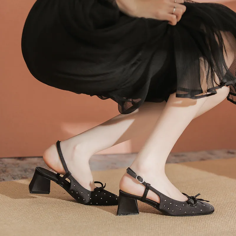 YAFEI XUANYU Chunky Heel High Heels Women's-3