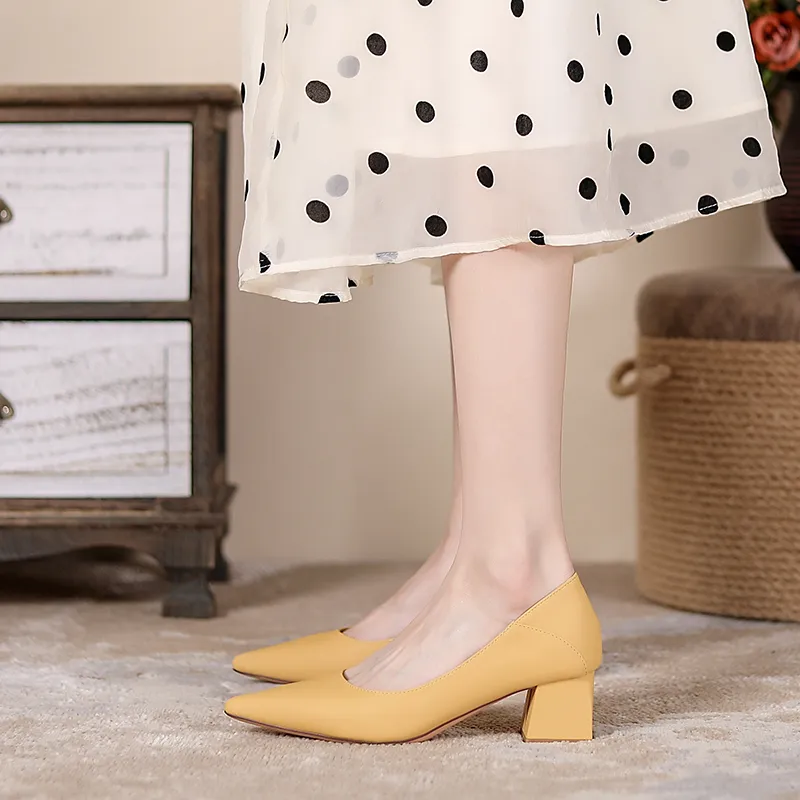 YAFEI XUANYU Chunky Heel High Heels Women's-23