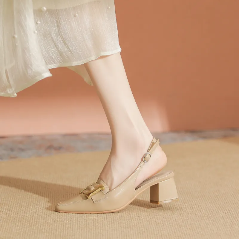 YAFEI XUANYU Chunky Heel High Heels Women's-1
