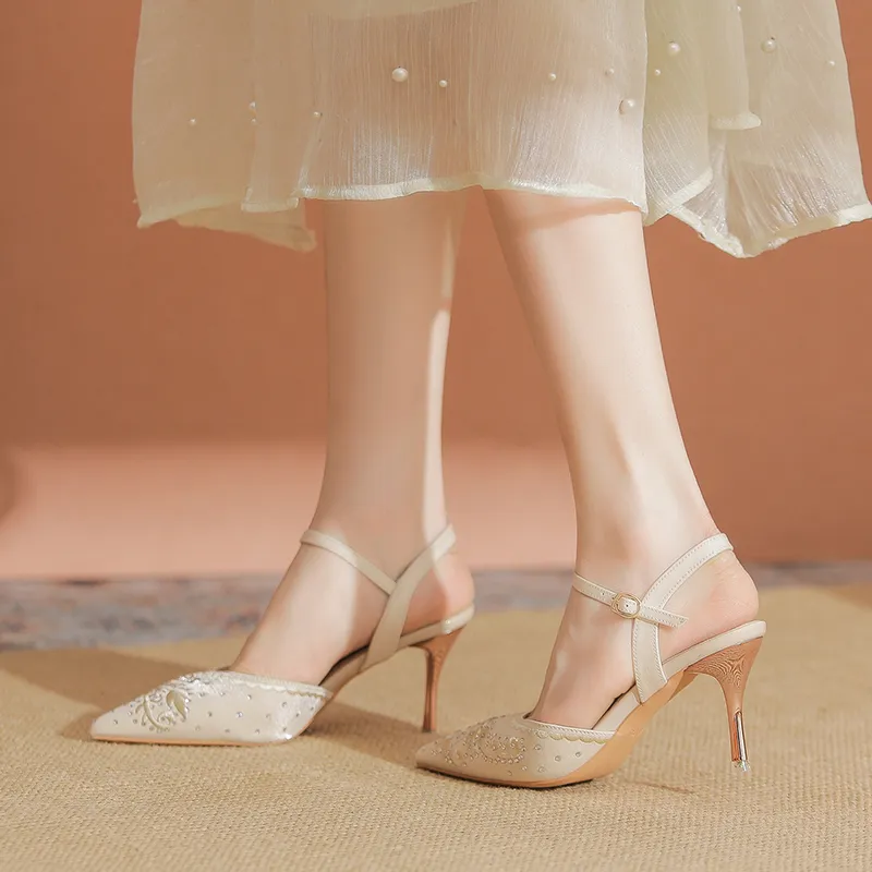YAFEI XUANYU Slim Heel High Heels 7cm Women's-15
