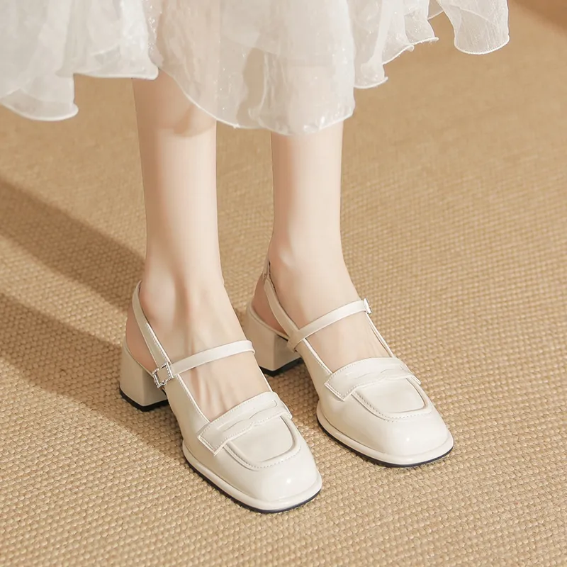 YAFEI XUANYU Chunky Heel High Heels Women's-2