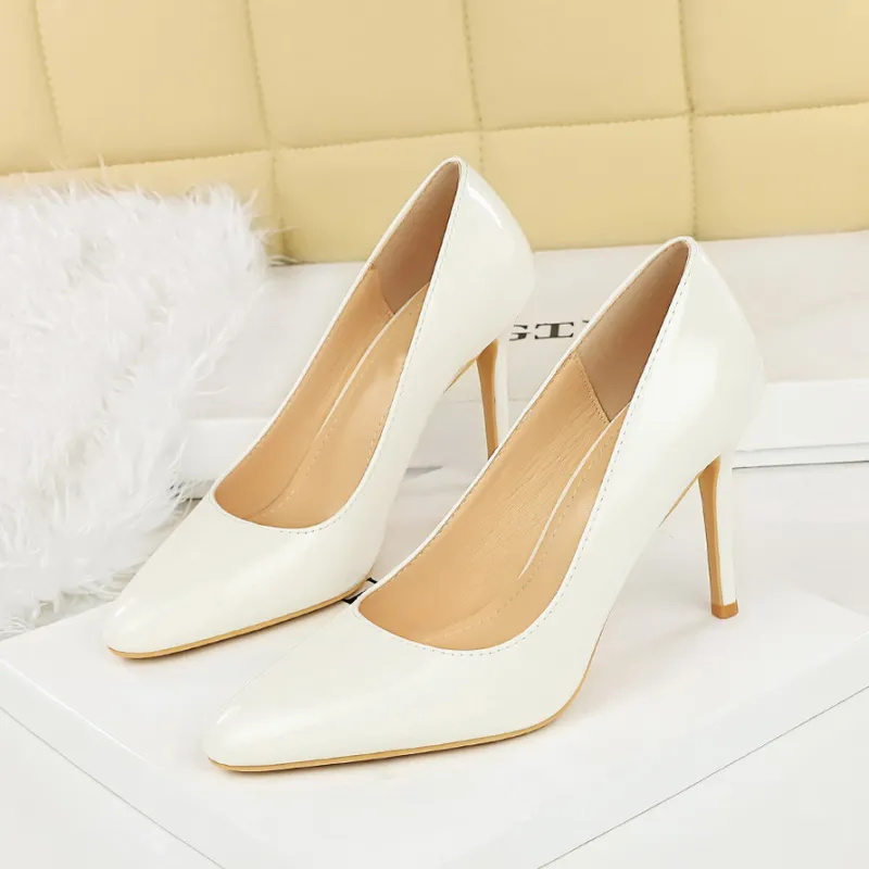 YAFEI XUANYU Slim Heel High Heels 10CM Women's-11