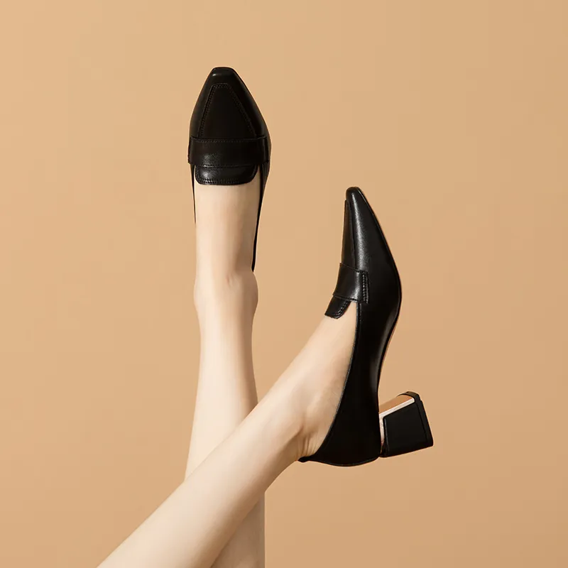 YAFEI XUANYU Chunky Heel High Heels 5cm Women's-2