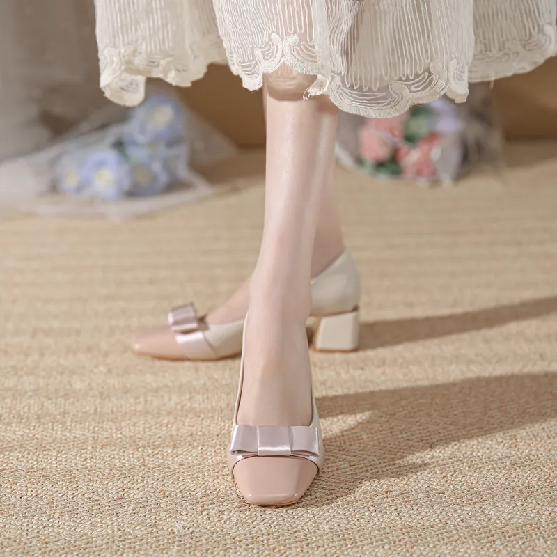 YAFEI XUANYU Chunky Heel High Heels 5cm Women's-9